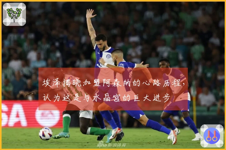 埃泽揭晓加盟阿森纳的心路历程，认为这是与水晶宫的巨大进步